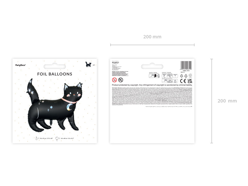Katze-Folienluftballon-Mix-96x95cm-PartyDeco-Lemina-4