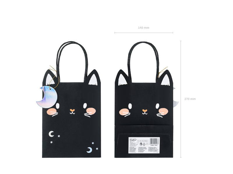 Katze-Geschenktasche-Mix-8x14x18cm-PartyDeco-Lemina-4