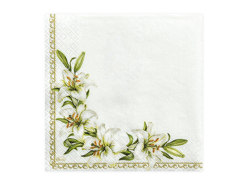 Kelch-Servietten-in-Weiss-33-x-33cm-1-VPE-20-Stk-PartyDeco-Lemina-1