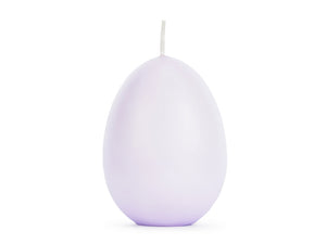Kerze-Ei-lila-10cm-PartyDeco-Lemina