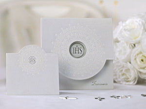 Kommunioneinladungen-mit-Ornament-weiss-1-VPE-10-Stk-PartyDeco-Lemina-2