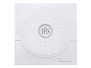 Kommunioneinladungen-mit-Ornament-weiss-1-VPE-10-Stk-PartyDeco-Lemina