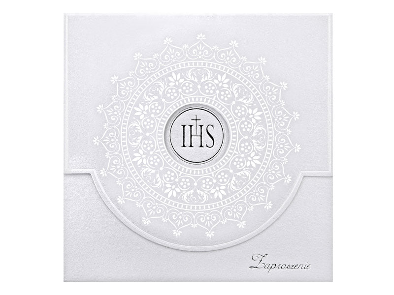 Kommunioneinladungen-mit-Ornament-weiss-1-VPE-10-Stk-PartyDeco-Lemina
