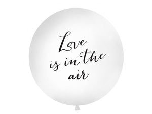 Luftballon-1-m-Love-is-in-the-air-in-Weiss-PartyDeco-Lemina