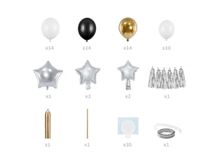 Luftballongirlande-Sterne-Mix-167x135cm-PartyDeco-Lemina-1