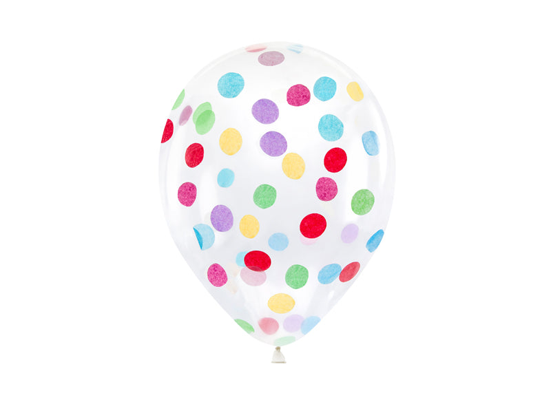 Luftballons-mit-rundem-Konfetti-30cm-mix-1-VPE-6-Stk-PartyDeco-Lemina