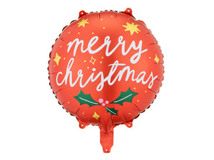 Merry-Christmas-Folienballon-Mix-45cm-PartyDeco-Lemina
