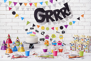 Monsterkappen-Mix-16cm-1-VPE-6-Stk-PartyDeco-Lemina-3