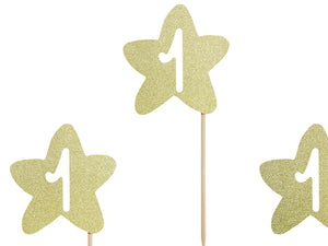 Muffin-Dekorationen-1st-Birthday-gold-1-VPE-6-Stk-PartyDeco-Lemina