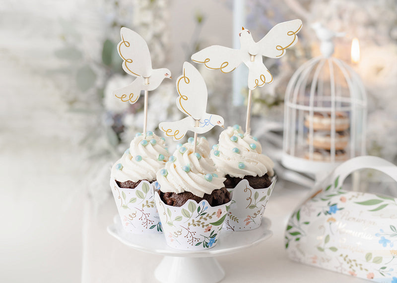 Muffin-Dekorationen-Tauben-Mix-14.5cm-6Stk-PartyDeco-Lemina-2