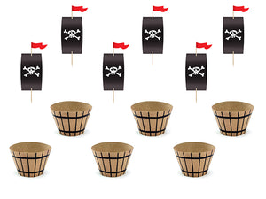 Muffin-Set-Piraten-1-VPE-6-Stk-PartyDeco-Lemina
