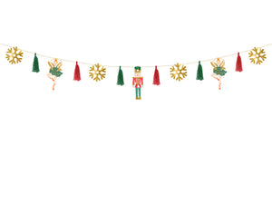 Papiergirlande-Nussknacker-gemischt-2m-PartyDeco-Lemina