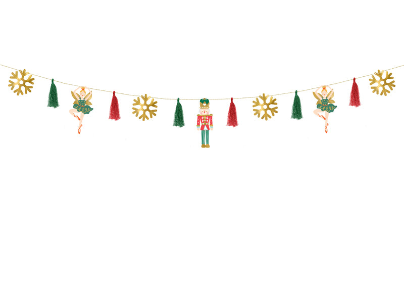 Papiergirlande-Nussknacker-gemischt-2m-PartyDeco-Lemina