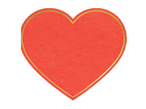 Papierservietten-Herz-Rot-14.3x12.5cm-20Stk-PartyDeco-Lemina