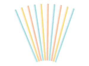 Papierstrohhalme-Summer-Time-19-5cm-1-VPE-10-Stk-PartyDeco-Lemina-2