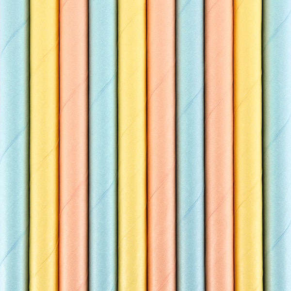 Papierstrohhalme-Summer-Time-19-5cm-1-VPE-10-Stk-PartyDeco-Lemina