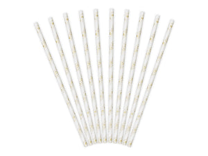 Papierstrohhalme-gold-19.5cm-1-VPE-10-Stk-PartyDeco-Lemina-2