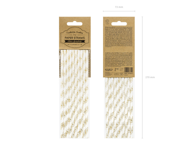 Papierstrohhalme-gold-19.5cm-1-VPE-10-Stk-PartyDeco-Lemina-3