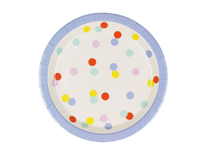 Pappteller-Konfetti-23cm-Mix-1-VPE-6-Stk-PartyDeco-Lemina