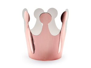 Party-Krone-rosegold-6cm-1-VPE-6-Stk-PartyDeco-Lemina
