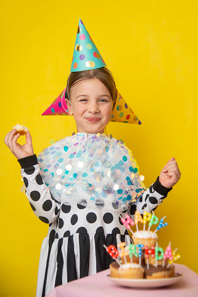 Partyhuete-Punkte-mix-16cm-1-VPE-6-Stk-PartyDeco-Lemina-2