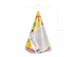 Partyhuete-Punkte-mix-16cm-1-VPE-6-Stk-PartyDeco-Lemina-4