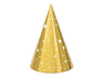 Partyhuete-Sterne-gold-16cm-1-VPE-6-Stk-PartyDeco-Lemina