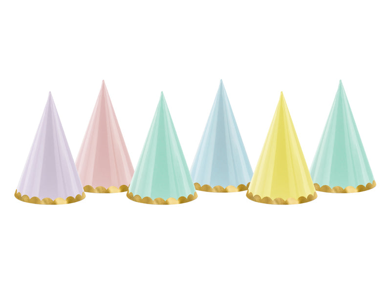 Partyhuete-Yummy-Mix-16cm-1-VPE-6-Stk-PartyDeco-Lemina