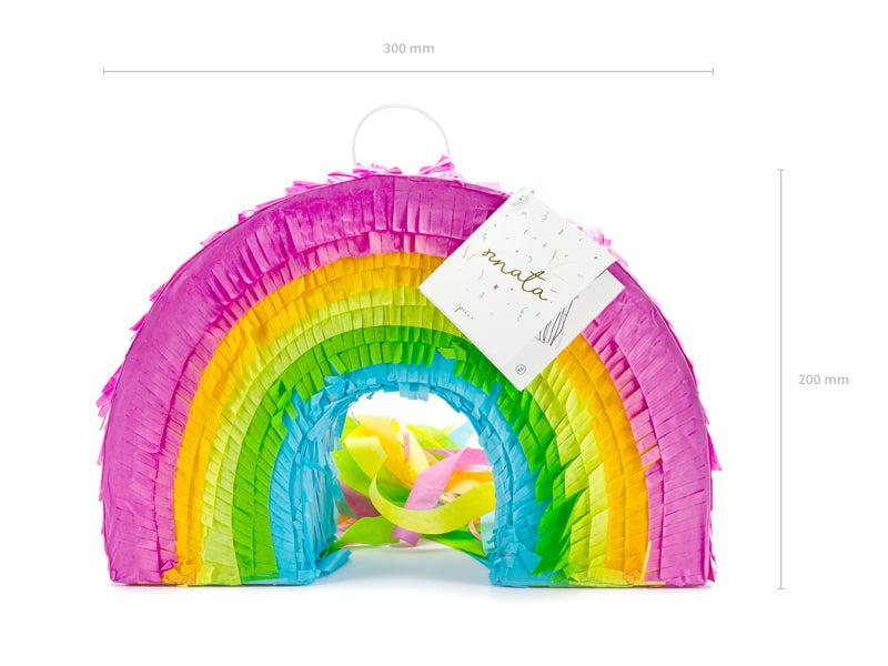 Pinata-Regenbogen-30x20x10cm-PartyDeco-Lemina-3