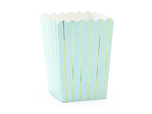 Popcorndosen-Streifen-hellblau-7x7x12-5cm-PartyDeco-Lemina