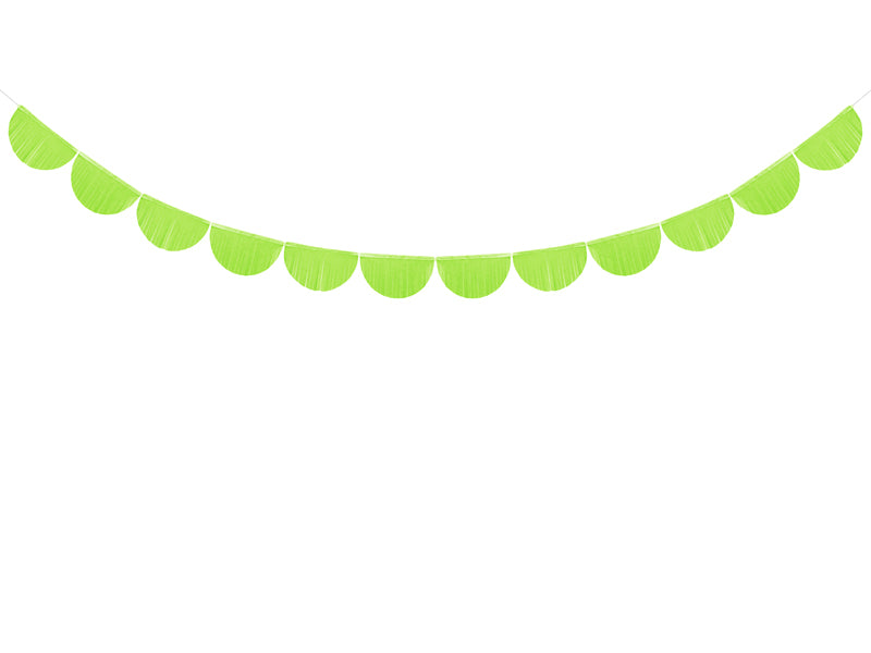 Quasten-Girlande-aus-Seidenpapier-apfelgruen-3m-PartyDeco-Lemina