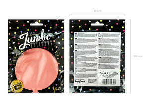 Runder-Ballon-1m-Metallic-Rose-Gold-PartyDeco-Lemina-2