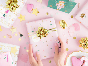 Satz-Baender-und-Rosetten-gold-Mix-PartyDeco-Lemina-2