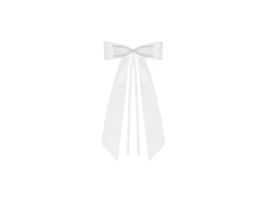 Schleifen-mit-Fliege-weiss-14cm-PartyDeco-Lemina