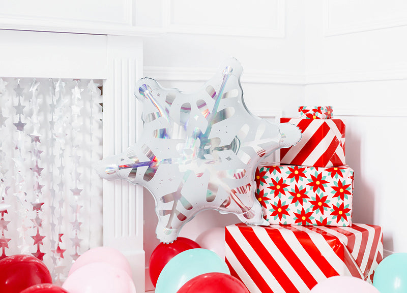 Schneeflocken-holografischer-Folienluftballon-64x66cm-PartyDeco-Lemina-2