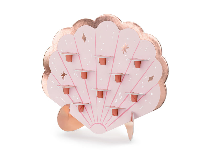 Schnoerkelglasstaender-Muschel-Rosa-43x38cm-PartyDeco-Lemina