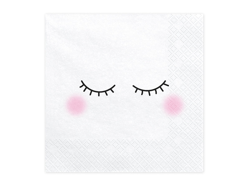 Servietten-Gesicht-33x33cm-PartyDeco-Lemina