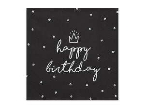 Servietten-Happy-Birthday-33x33cm-PartyDeco-Lemina