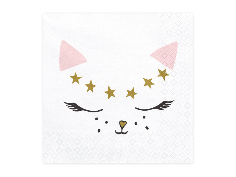 Servietten-Kaetzchen-33x33cm-PartyDeco-Lemina-2