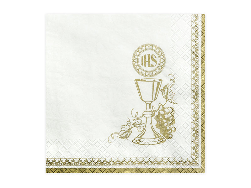 Servietten-Kelch-weiss-33x33cm-PartyDeco-Lemina