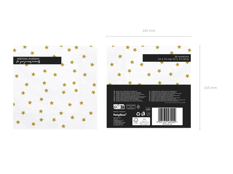 Servietten-Sterne-gold-33x33cm-PartyDeco-Lemina-3