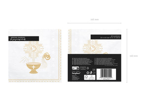Servietten-Taufe-33x33cm-gold-PartyDeco-Lemina-2