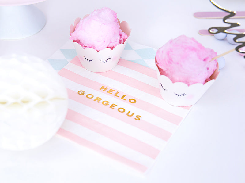 Servietten-Yummy-Hello-Gorgeous-hellrosa-33x33cm-PartyDeco-Lemina-2