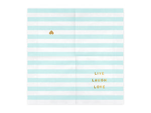 Servietten-Yummy-Live-Laugh-Love-hellblau-33x33cm-PartyDeco-Lemina-1