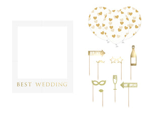Set-mit-Selfie-Rahmen-Best-Wedding-PartyDeco-Lemina