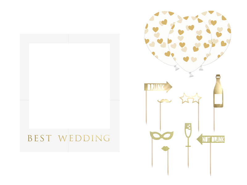 Set-mit-Selfie-Rahmen-Best-Wedding-PartyDeco-Lemina