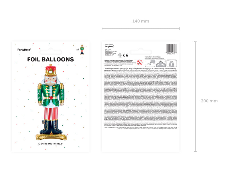 Stehender-Folienballon-Nussknacker-34x85cm-mix-PartyDeco-Lemina-3