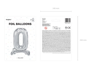 Stehender-Folienballon-Ziffer-0-70cm-silber-PartyDeco-Lemina-2