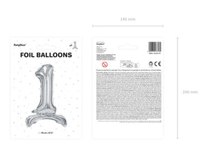 Stehender-Folienballon-Ziffer-1-70cm-silber-PartyDeco-Lemina-3