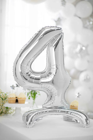 Stehender-Folienballon-Ziffer-4-70cm-silber-PartyDeco-Lemina-2